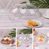 Acrylic Dessert Storage Tray Fruit Display Holder Food Cover Dust-Proof Food Cover Cake Bread Plate