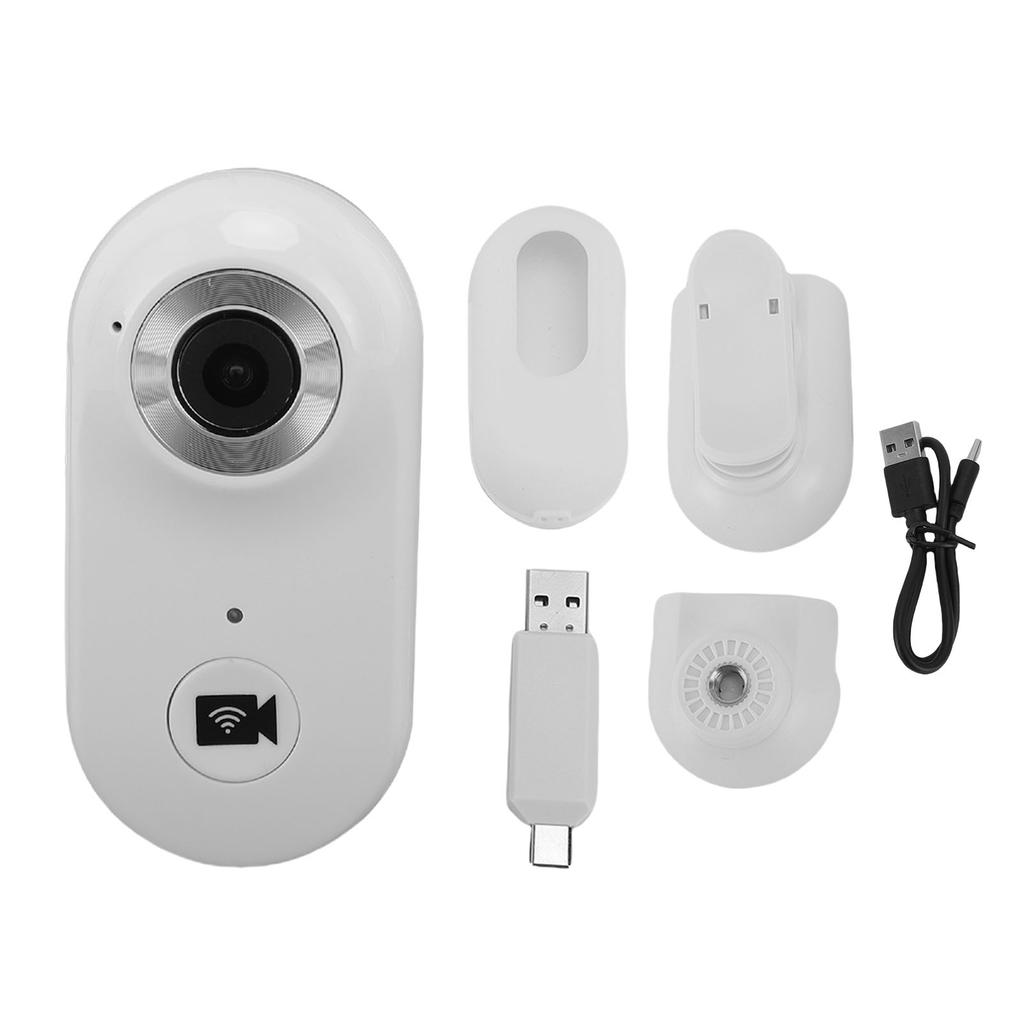 1080P WIFI Thumb Action Camera Portable Wearable Body Worn Camera APP Connecting with Magnetic Mount Protective Cover