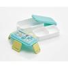 Skater Bento Box 2 Tiers 600ml for Women Antibacterial Fluffy Dome Lid Made In Japan Sanrio Hangyodon Comic PFLW4AG