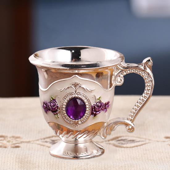 Бокал для вина, креативный ретро-дизайн, цинковый сплав, изысканная практичная чашка для питья, вечеринка