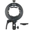 Godox S2 Upgrade Bowens Mount with Removable Gasket for Godox AD200 AD200pro AD300pro Round Head V1 Strobe and Compatible with Beauty S-Bracket
