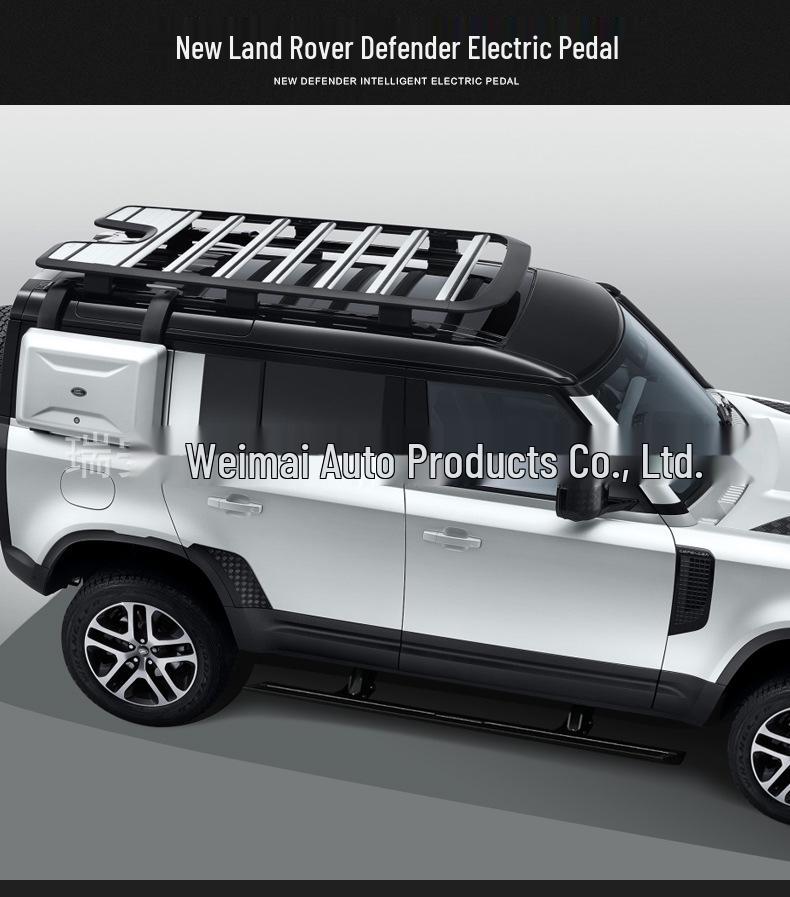 Электрическая выдвижная подножка для нового Land Rover Defender: Саморасширяющаяся внешняя педаль в оригинальном стиле