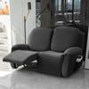 1/2 Seater Recliner Sofa Cover Elastic Velvet Relax Armchair Slipcover All-inclusive Lazy Boy Chair Covers Furniture Protector