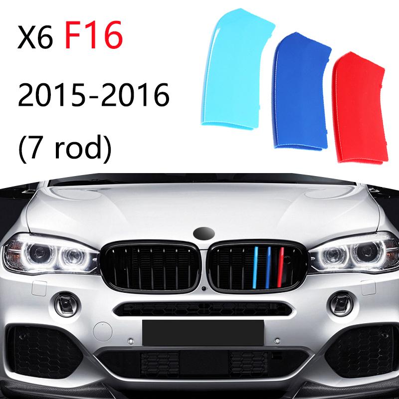 3Pcs Front Grille Trim Strips For BMW Series 1 2 3 4 5 6 7 8 X1 X2 X3 X4 X5 X6 X7 Z4 E46 E90 F30 E60 E81 F20 F45 F36 F10 F48 F25 FZ7