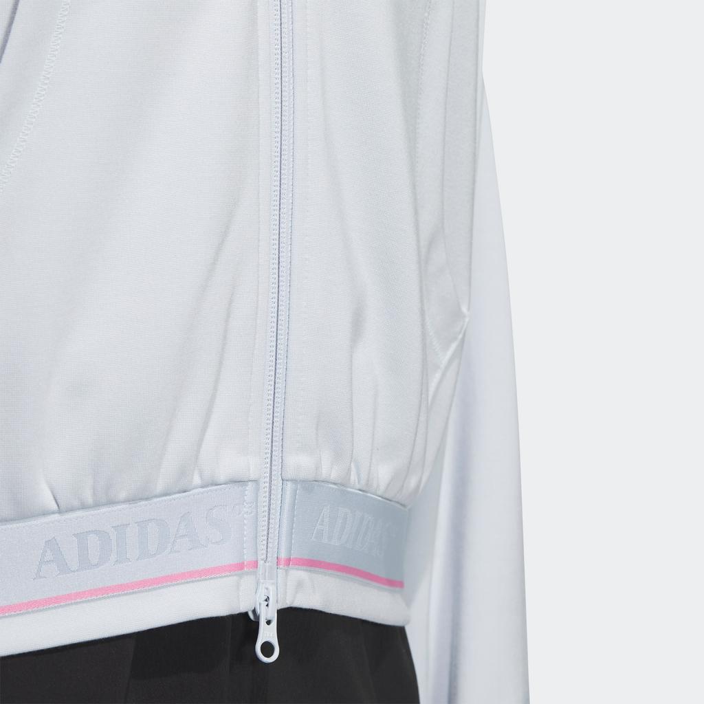 Adidas Verbiage укороченная куртка с капюшоном женские куртки светло-голубые JE3605