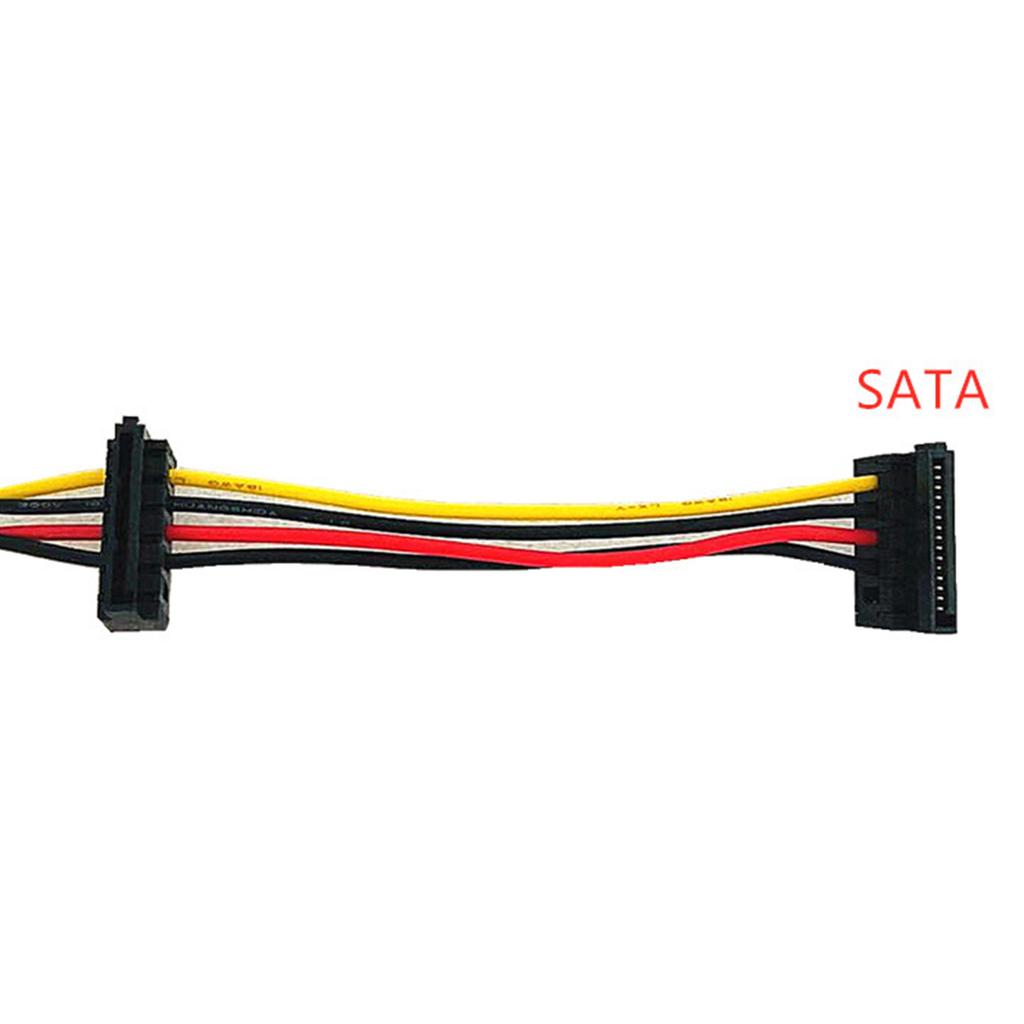 4-контактный разъем для 3-портового жесткого диска SSD SATA кабеля питания для блока питания ATX материнских плат компьютера шнур питания 28 см