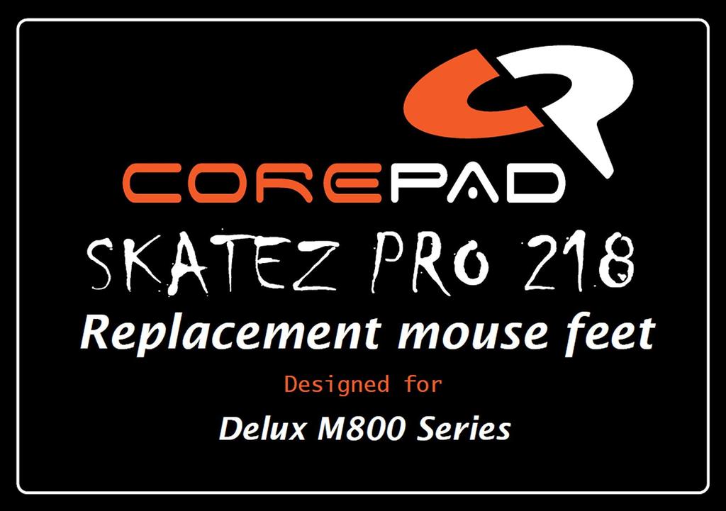 Ножки для мыши Corepad Skatez PRO Deluxe Серии M800 (2-Pack)