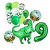 Пакет воздушных шаров «Динозавры» для мальчика, композиция из воздушных шаров на день рождения, декоративный воздушный шар для оформления детской вечеринки