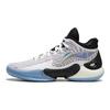 Li Ning Kids Yu Shuai 18 Young Beng Technology Low Top Basketball Shoes Kids Basketball Shoes White Black YKBU034-1