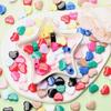 Materials Fashion 11.7*13.5mm Macaron Color Acrylic DIY Heart Loose Beads  Accessories