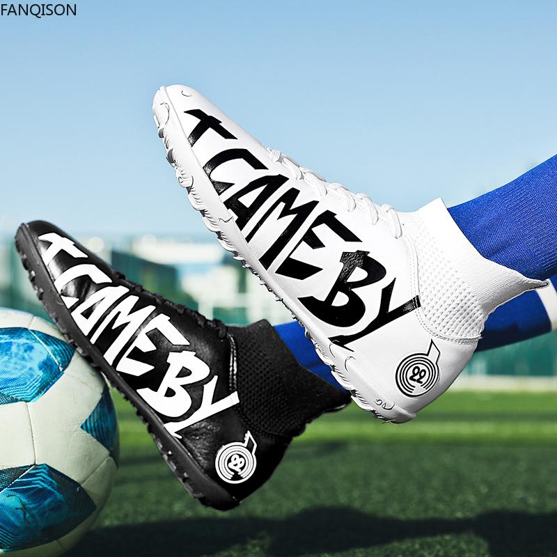 31-48 Мужские/женские футбольные бутсы Резиновая мягкая подошва с короткими шипами Искусственный газон для соревнований в помещении Профессиональные детские футбольные бутсы