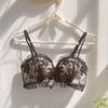 Women's Sexy Lace Wireless Bra Push Up for Small Bust Thickened Chest Lifting Adjustable Underwear for Teens