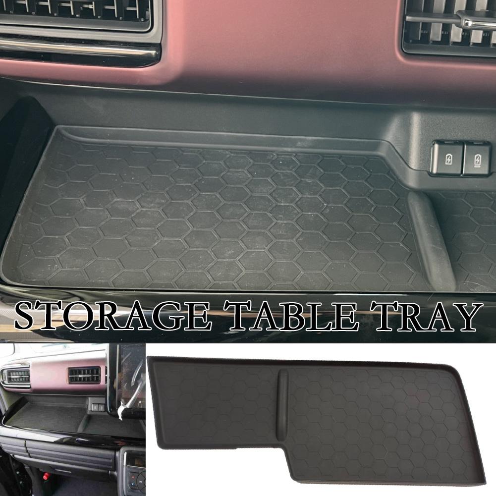 Ящик для хранения перчаток второго пилота автомобиля, органайзер для приборной панели TPE, лоток для хранения вещей для Suzuki Spacia 2023, аксессуары для интерьера