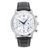 Мужские часы Eco-Drive Хронограф Кожаный ремешок Белый циферблат CA4630-02A