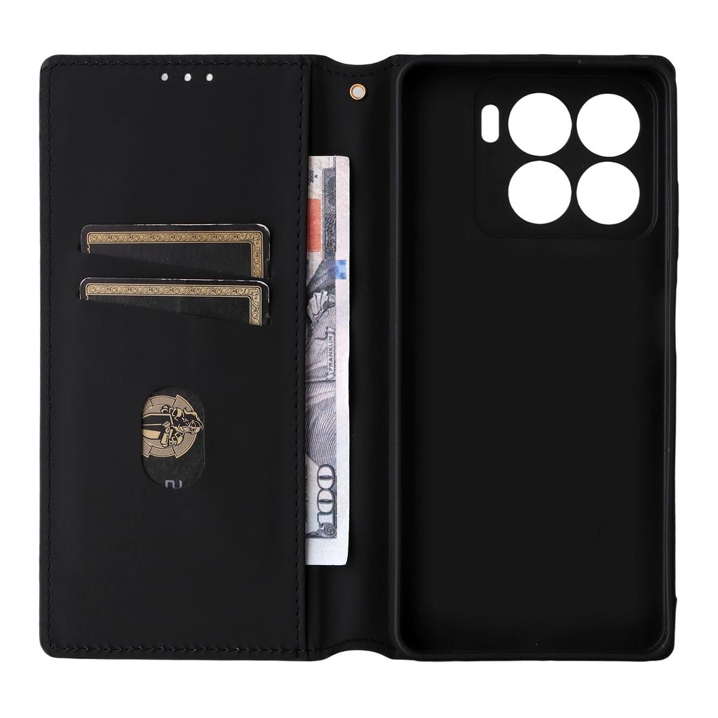 For ZTE Blade A56 Case Wallet Rhombus Imprinted Leather Phone Cover