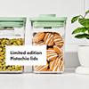 Контейнер для хранения OXO Контейнер Pop Набор из 3 штук с ложкой Маленький квадратный низкий Фисташковый