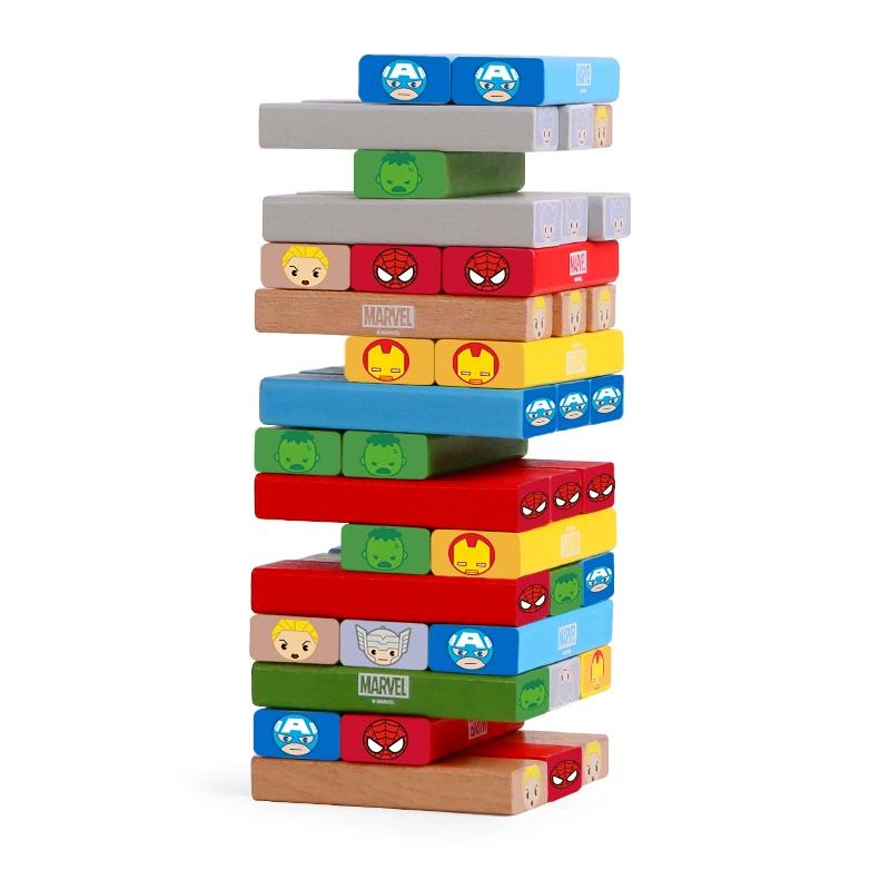 Iwood Children's Puzzle Jenga Cascading High Altitude Blocks/Bottom Empty Balancing Table Game Parent-child Toys Children's Day Birthday Gift