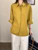 Weisong women's purple long-sleeved shirt women's new Korean version lazy loose cardigan casual top