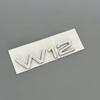 For Chrome  W12 Logo Letters Decal Car Fender Trunk Badge For vcrf1 A8 D3 S8 A8L Q7 W12 Emblem Sticker Accessories