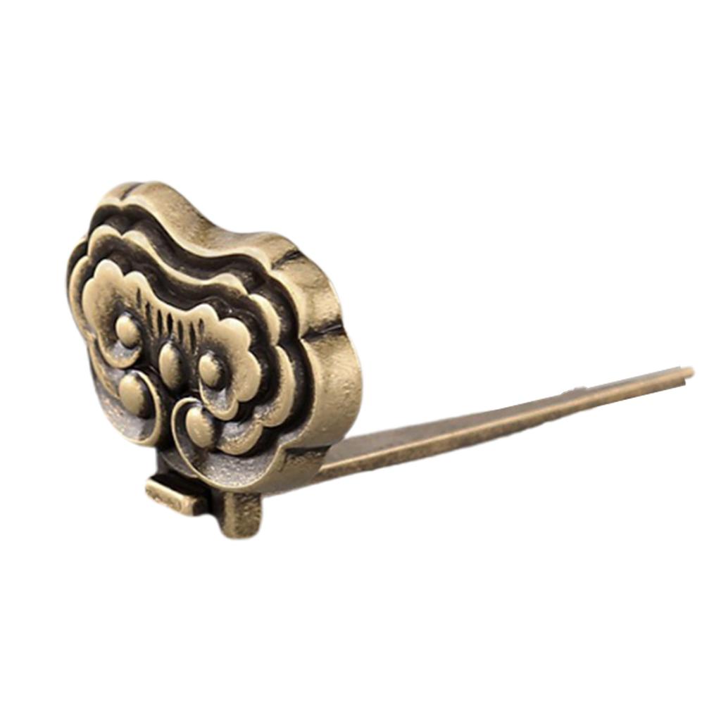 Antique Chinese Style Brass Hook for Mirrors and Frames Heavy Duty Copper Wall Hanger