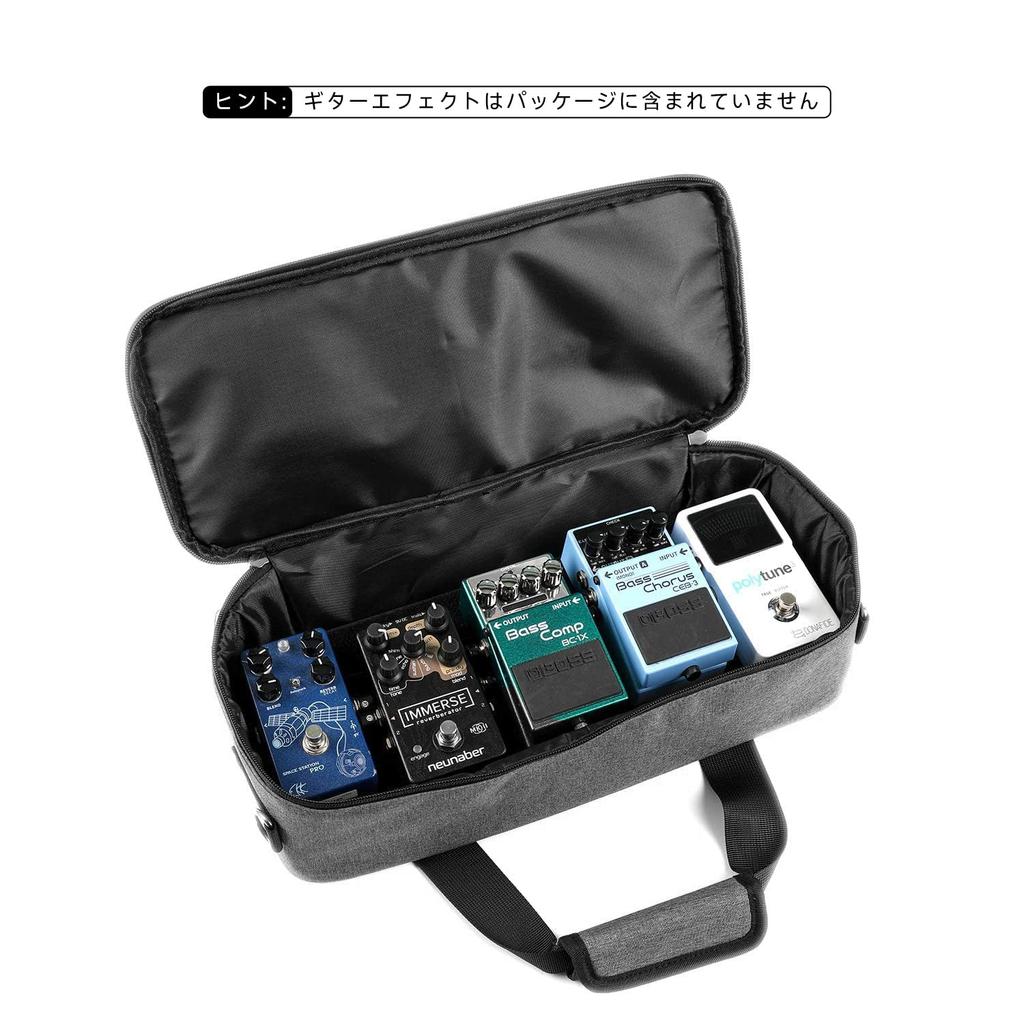 GHOSTFIRE Guitar Effects Pedal Aluminum Velcro with Carrying S Series Ultra-Lightweight Board, Alloy, Closure, Bag, SPL-01