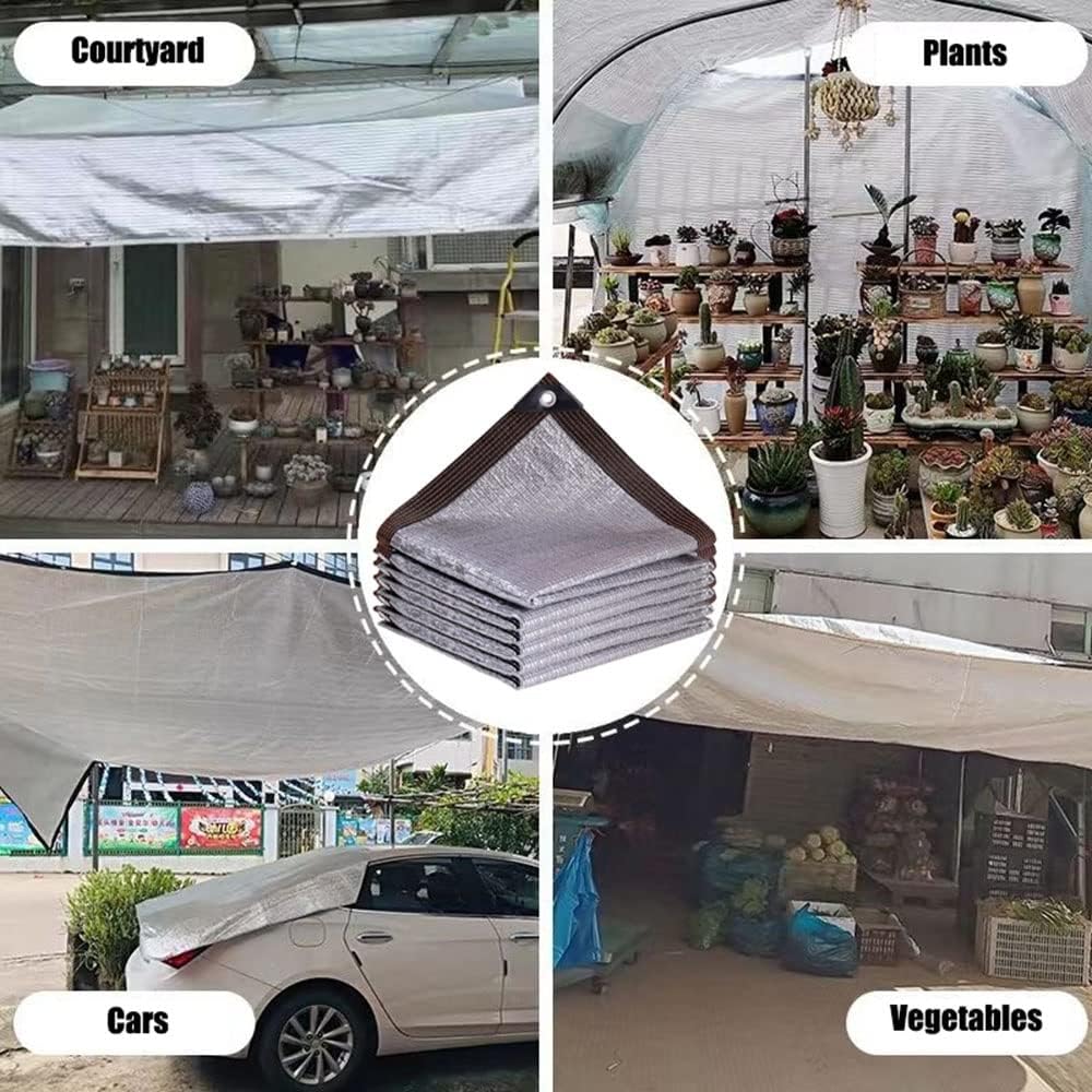 UV Protection Shade Cloth Sunblock Net for Garden Patio Shade Sails Plants Greenhouse Outdoor Pergola Lawn Swimming Pool