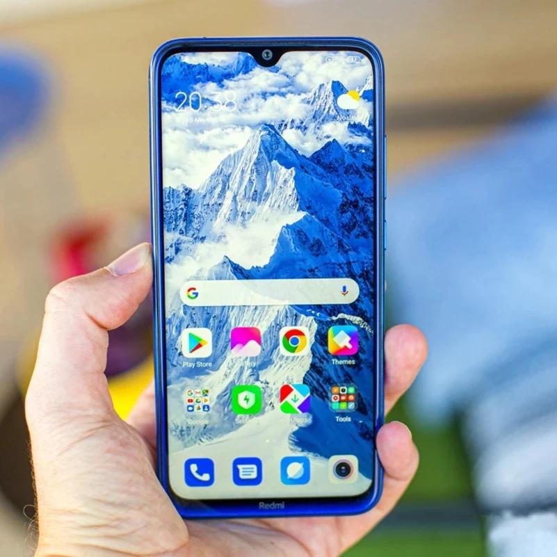 Восстановленный Оригинальный Xiaomi Redmi Note 8 Глобальная Версия с Чехлом Оригинальный Android Смартфон 4000 мАч Батарея Четыре Камеры 4G Смартфон