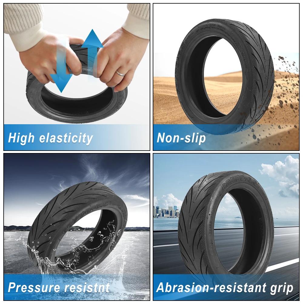 Электрический самокат 10 дюймов передняя или задняя бескамерная шина CST 60/70-6.5 резиновая шина для Segway Ninebot MAX G30 KickScooter часть колеса