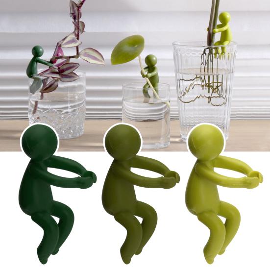 Plant Support Buddy Cuttings Plant Propagation Station Indoor Garden Human Shape Plant Stand Plant Lover Gifts for Sprouts Stems