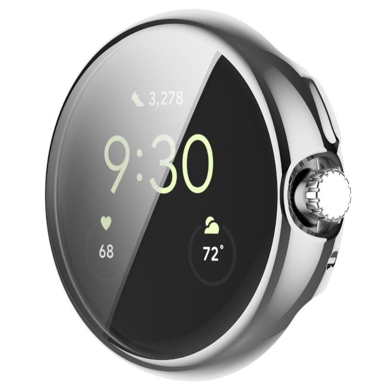 Противоударный чехол-бампер из ТПУ для Pixel Watch 2, защитная крышка, устойчивый к царапинам корпус