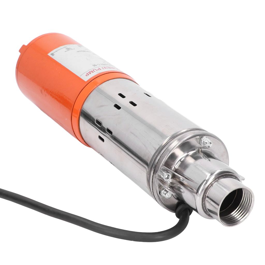 Винтовой насос постоянного тока для глубоких скважин, погружной, солнечный, высокого давления, 12 В, высота подъема 30 метров 3SYDC12S1.5?30