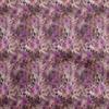 Cotton Flex Dark Magenta Fabric Abstract Floral Sewing Material Print Fabric By The Yard 40 Inch