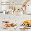 Защитные щипцы для посуды, держатель-клипса, термостойкий захват для сковороды, надежный захват, подставка для кастрюли, кухонный аксессуар