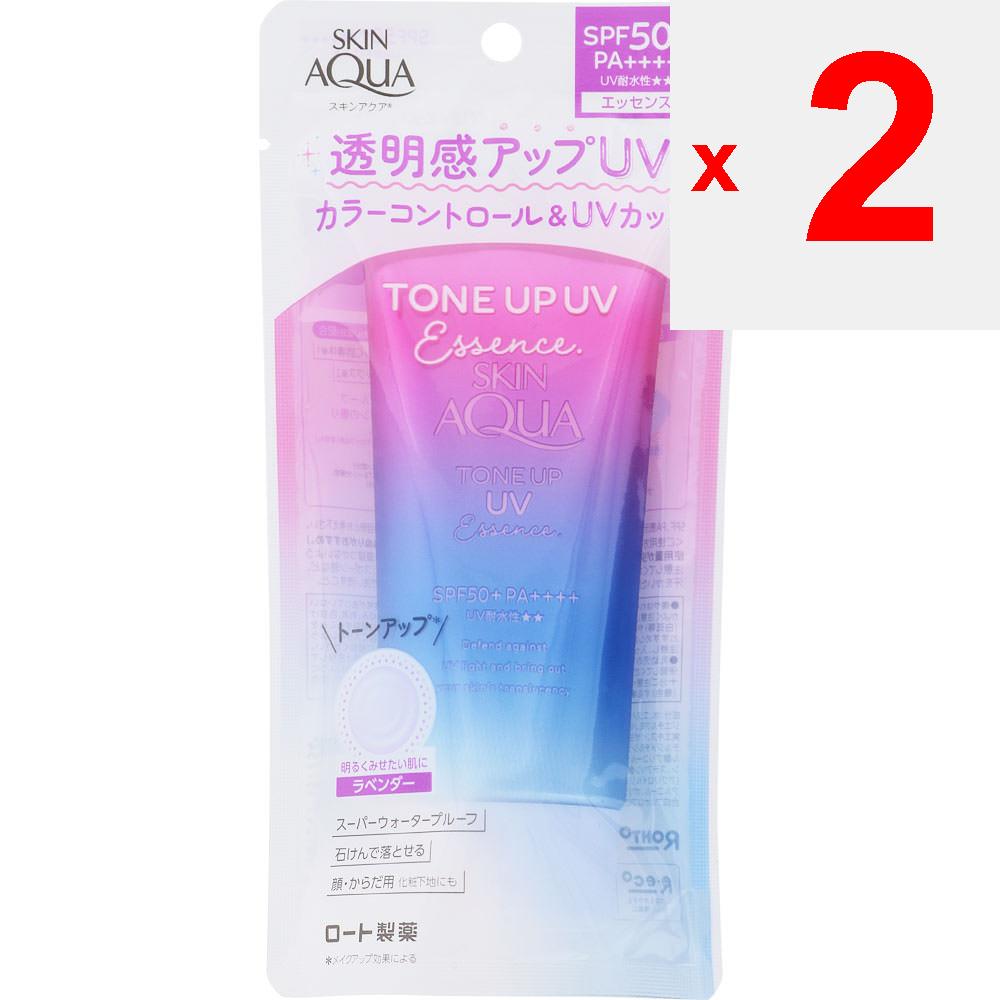Rohto Skin Aqua Tone-up UV Essence 80 г Солнцезащитный уход. (Чтобы избежать неравномерного нанесения, наносите средство слоями.) (к