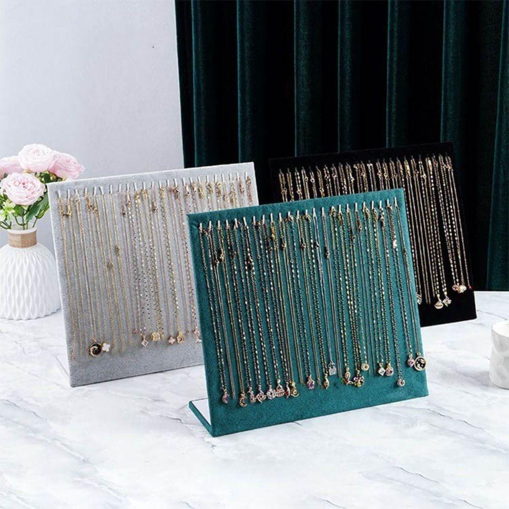 Large Bracelet Display Rack Flannel Jewelry Collection Rack New Necklace Display Shelf