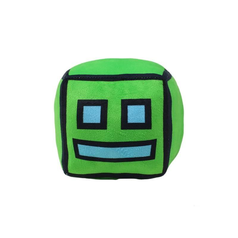 Geometry Game Dash Character Plush Cushion Stuffed Toy Expression Gift Block