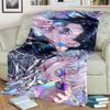 Soft Warm Jujutsu Kaisen Flannel Blanket for Bedrooms, Sofas, Beds, Chairs, Picnics and Travel