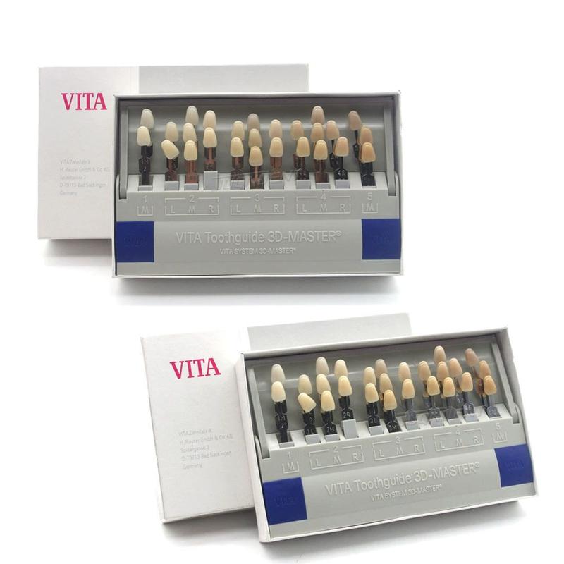 Vitapan 29 Colors Dental Teeth Shade Guide 3D Master Teeth Whitening Comparing Vita Tooth Model Colorimetric Plate