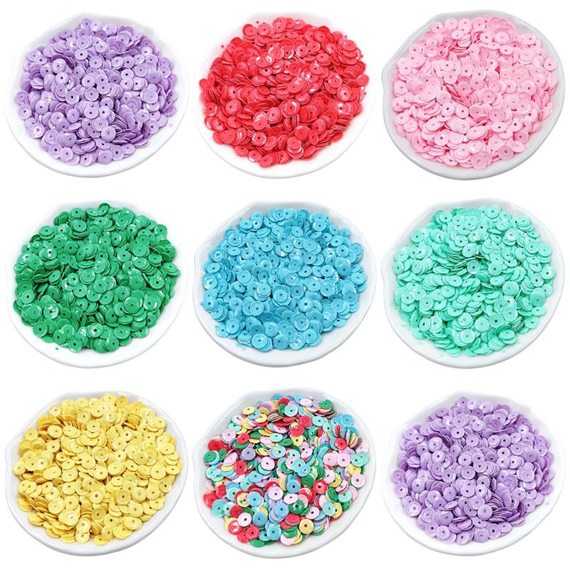 Круглый чехол для телефона со средним отверстием, ПВХ вогнутого типа, чашка для воды, 1500 шт., фантомный цвет, сделай сам, декоративный материал, ювелирные аксессуары, блестящие блестки, креатив