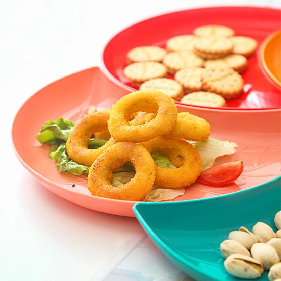 Тарелка с фруктами и сухофруктами, поднос для закусок, конфет, пластиковая кухонная посуда, универсальная тарелка для закусок