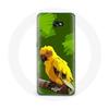 Case for Samsung Galaxy A8 2016 Yellow Parakeet Birds Green Background