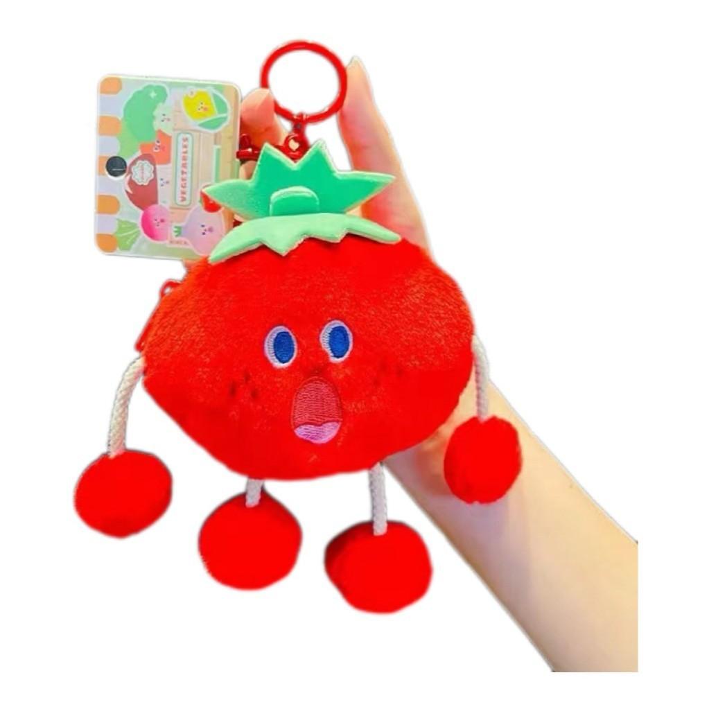 Soft Plush Vegetable Doll With Storage Pouch And Decorative For Childrens Gift