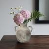 Керамическая ваза в деревенском стиле Горшок Ваби-саби Ваза для одного цветка Декоративные элементы в стиле Бохо Держатель для растений для офиса гостиной рабочего стола вечеринки
