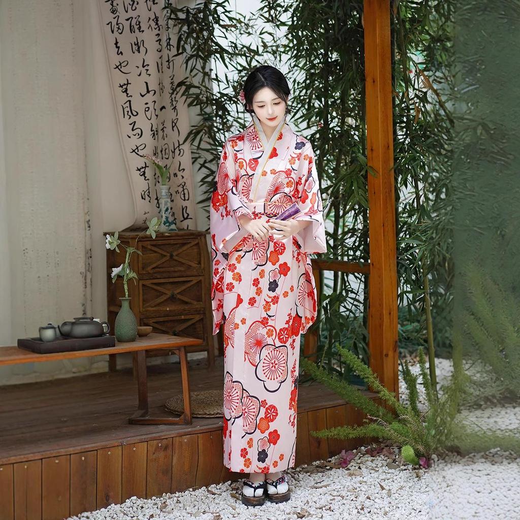 Кимоно-халат Весна/Лето 2026 - Японское платье-сауна для принцессы с милым бантом