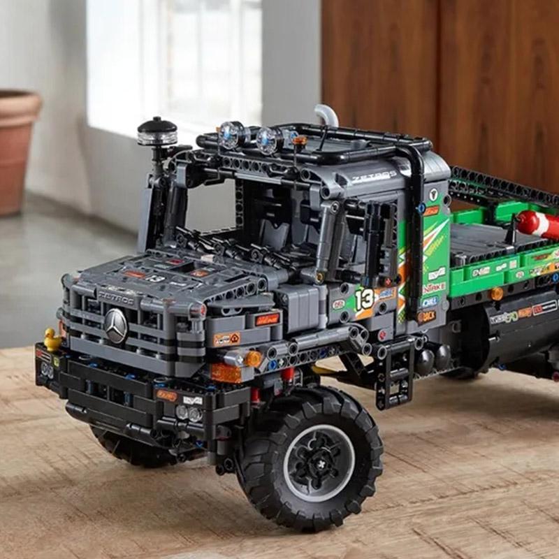 LEGO Технология Механический набор Бенц 4x4 Мерседес-Бенц Мерседес-Бенц Зетрос Грузовик для трейлраннинга Строительные блоки 42129