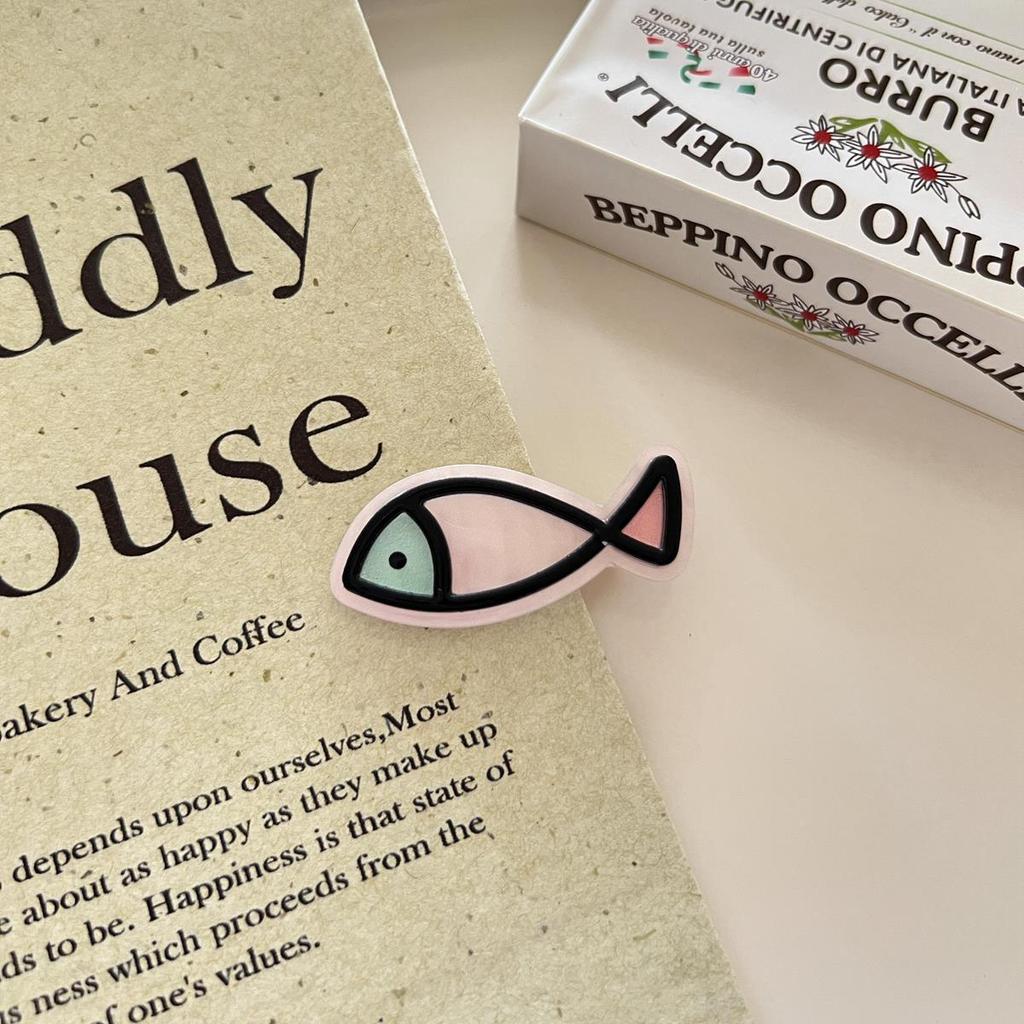 1/8/10 шт. Маленькая рыбка мультяшная заколка для волос дизайн морской серии легкая заколка для челки для девочки заколка для непослушных волос