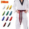 1Pcs TKD Aikido Uniform Taekwondo Belt Easy Fasten Martial Arts Belt  Kids Adult Men Women