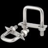 304 Stainless Steel Right Angle U-Bolt Set