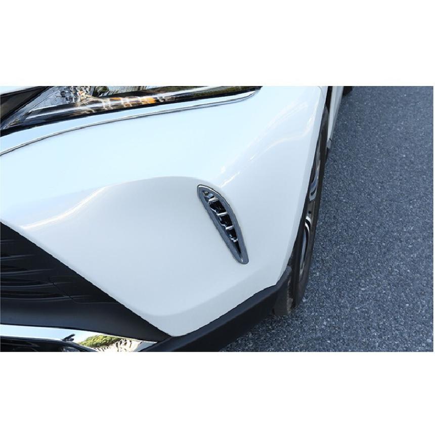 Chrome Front Front Air Inlet Frame Cover Trim For Toyota Venza Harrier 2021-2023
