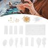 Professional DIY Jewelry Silicone Mold Earring Pendant Making Mold Eye Screw Accessory Set